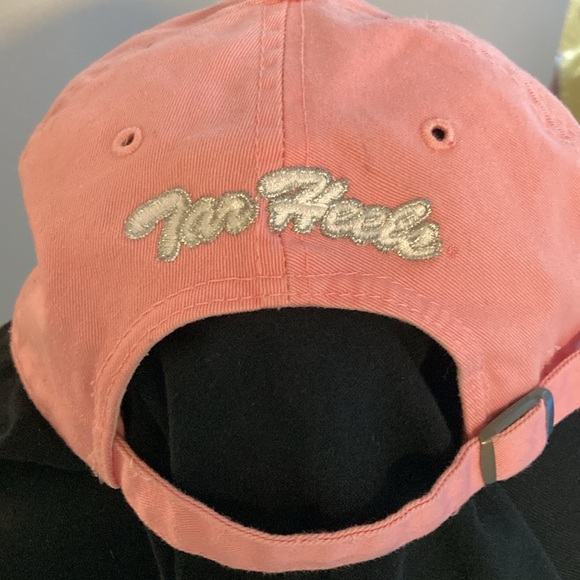 University of North Carolina Tarheels Pink Embroidered Baseball Cap Hat - Picture 4 of 11